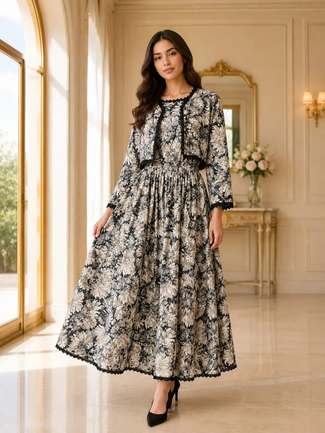 CLF-001 GRAY TANVEER COLLECTION