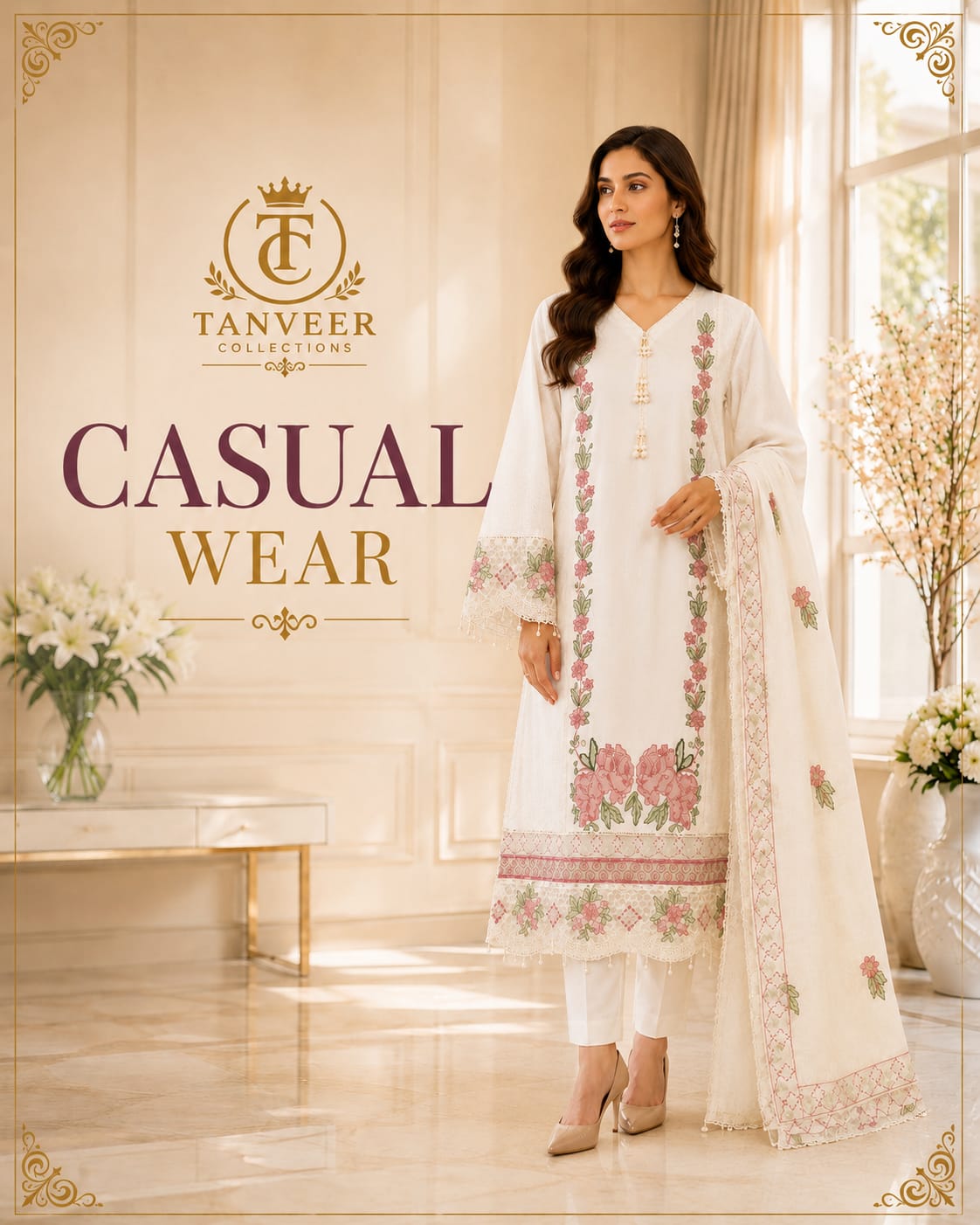 Casual-Wear Tanveer Collection