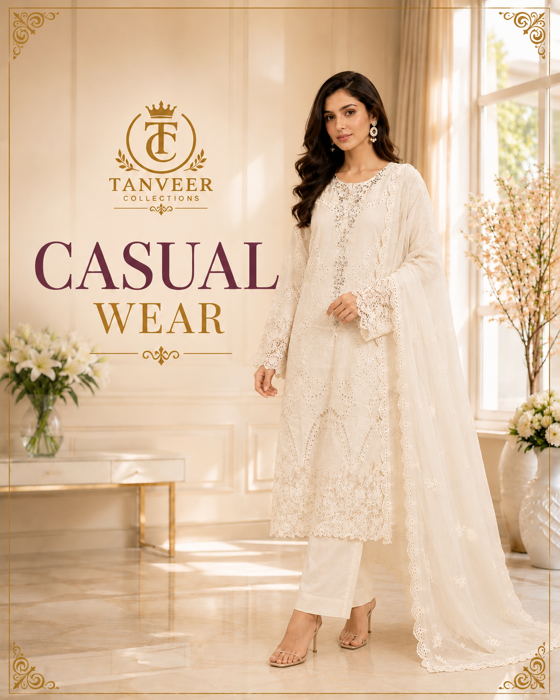 Casual-Wear Tanveer Collection