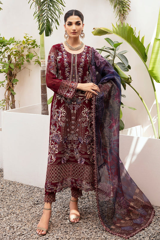 Chiffon 3pc By Ramsha (Dastan)