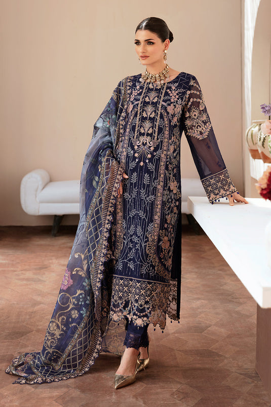 Chiffon 3pc By Ramsha (Dastan)