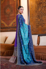 FSP-046-PPL – Royal Purple Luxury Embroidered Formal Suit