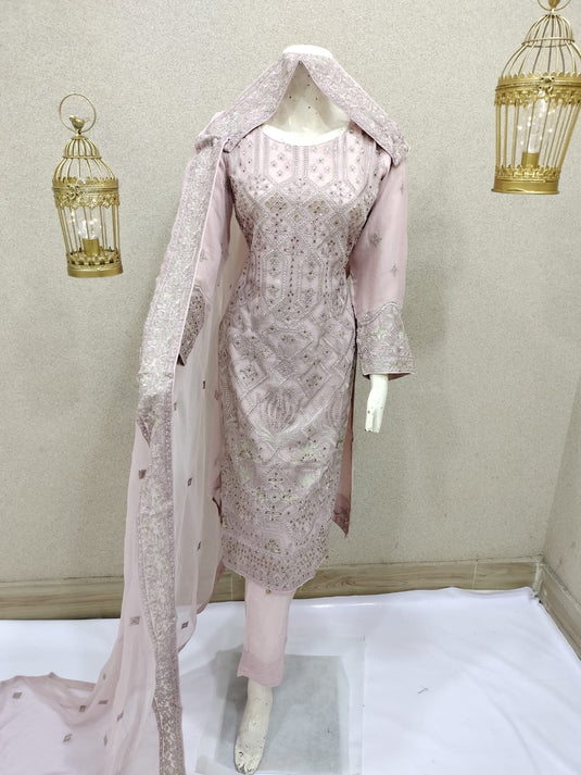 3Pc Chiffon Suit