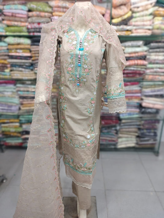 3Pc Cotton Suit