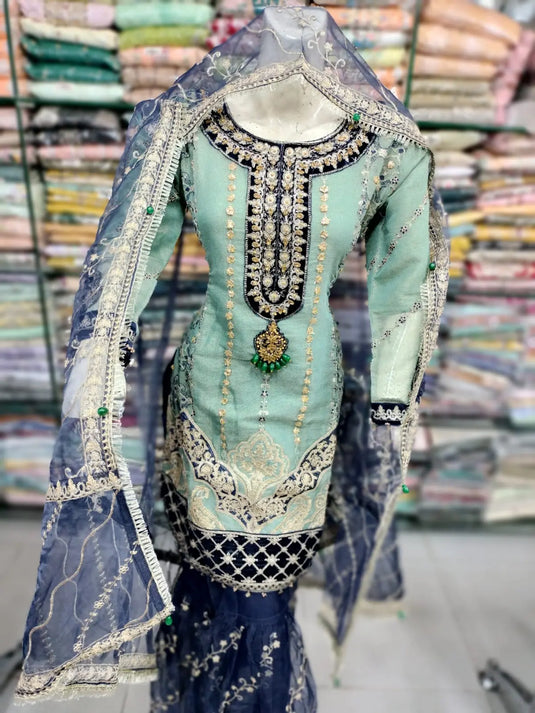 3Pc Gharara - Tanveer Collection