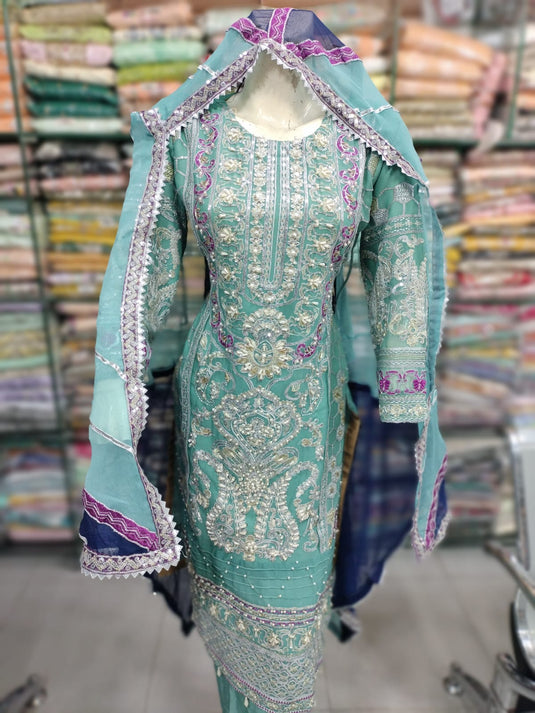 3Pc Chiffon suit