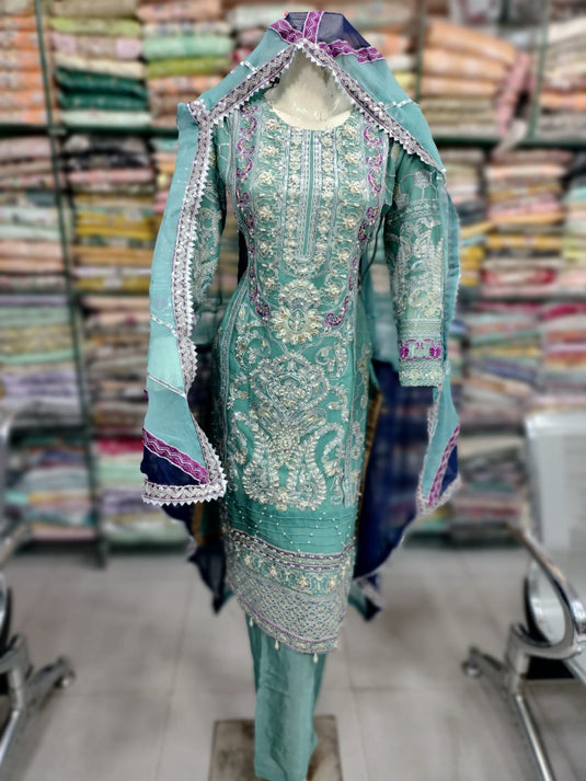 3Pc Chiffon suit