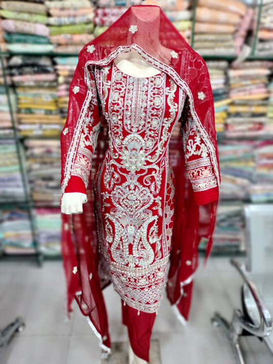 3Pc Chiffon suit