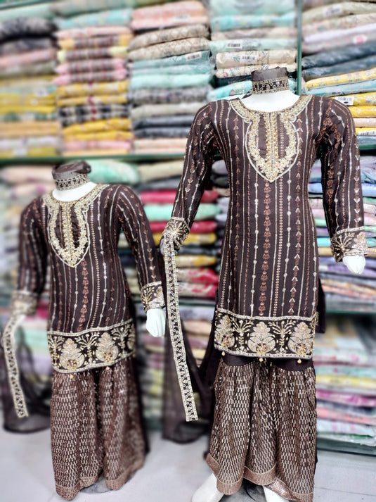 Kids Sharara Chiffon