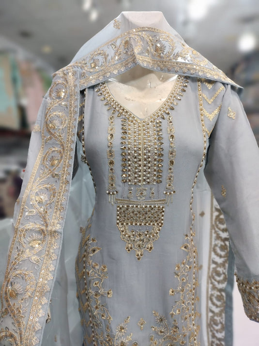 Fancy Chiffon Sharara