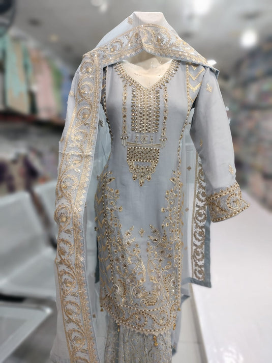 Fancy Chiffon Sharara