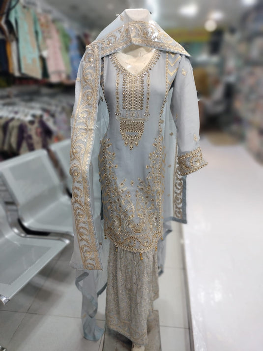 Fancy Chiffon Sharara