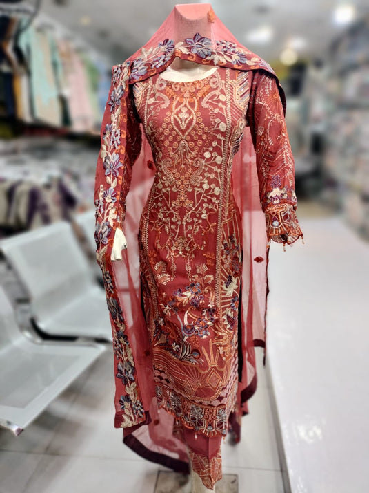 3Pc Chiffon Ramsha