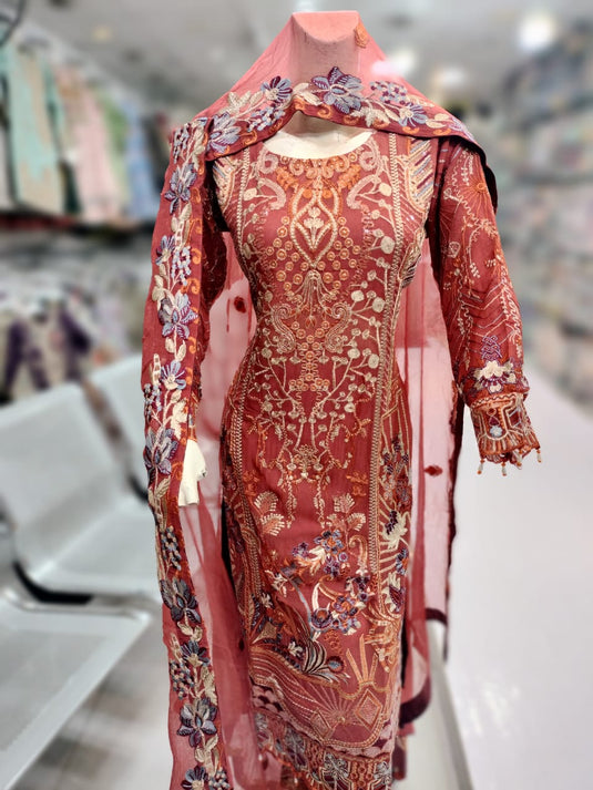 3Pc Chiffon Ramsha