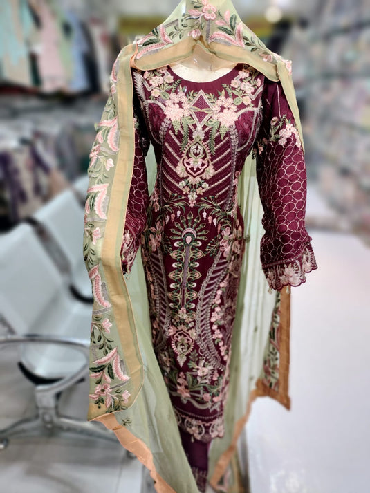 3pc Chiffon Ramsha