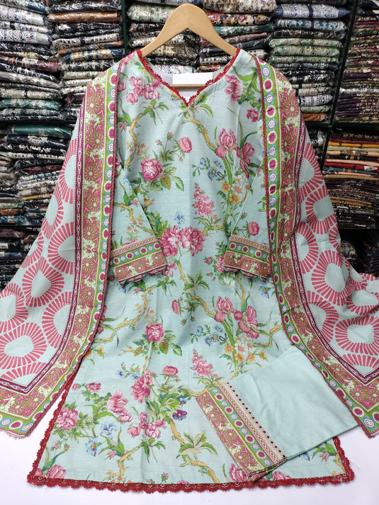 Khaddar Printed Suit