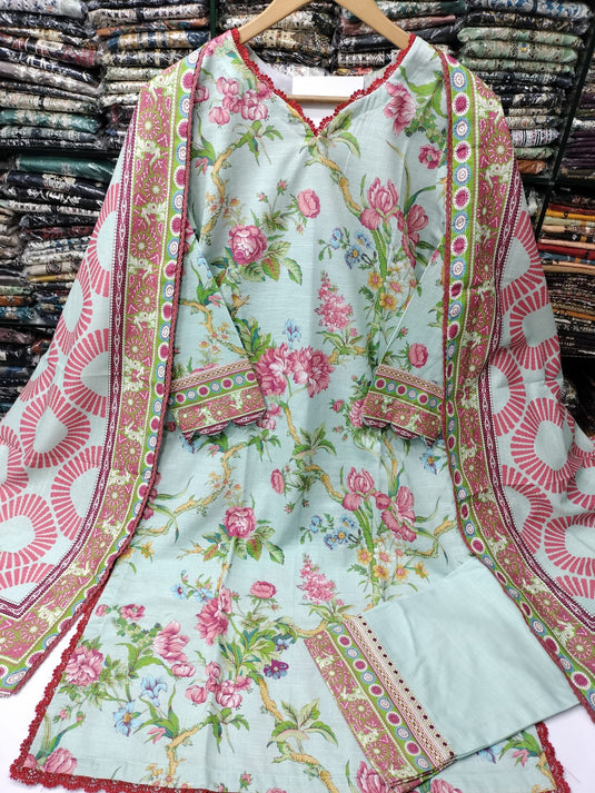 Khaddar Printed Suit