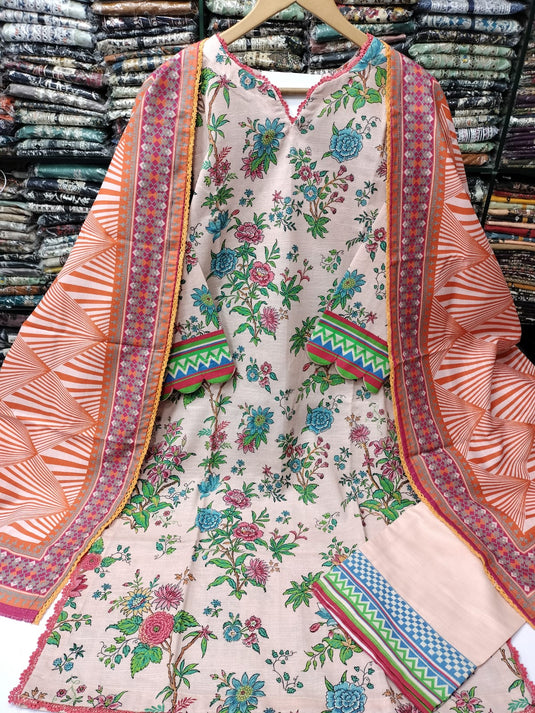 Khaddar Printed Suit