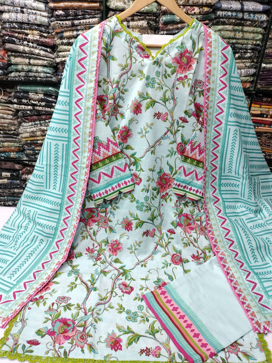 Khaddar Printed Suit