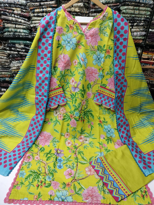 Khaddar Printed Suit