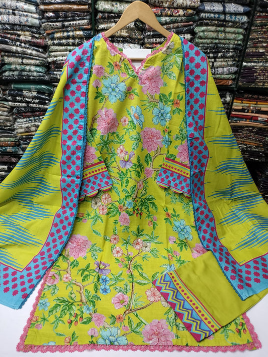 Khaddar Printed Suit