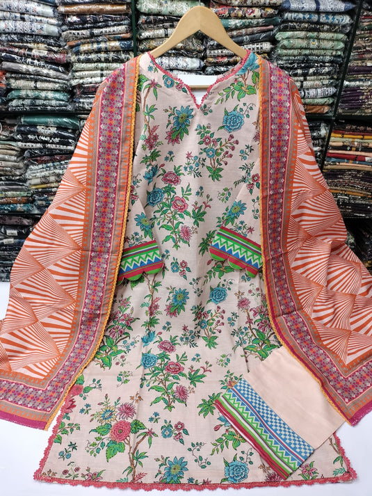 Khaddar Printed Suit