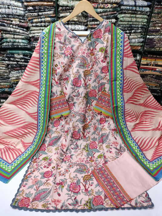 Khaddar Printed Suit