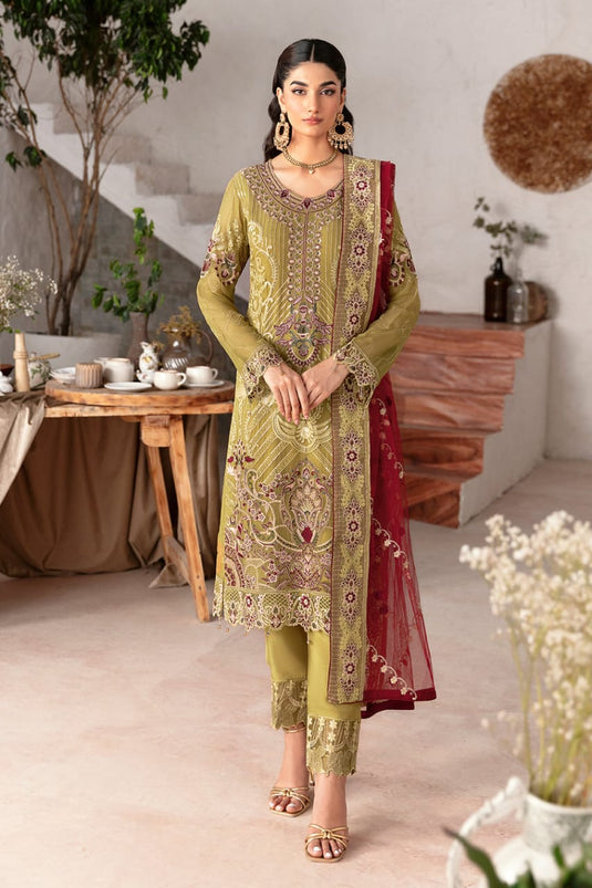 Rangoon By Ramsha Chiffon 3pc