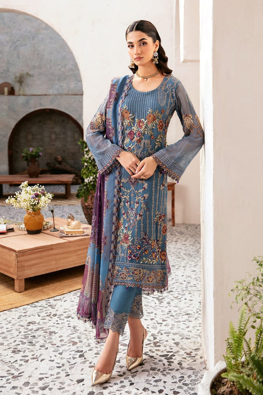 Rangoon By Ramsha Chiffon 3pc