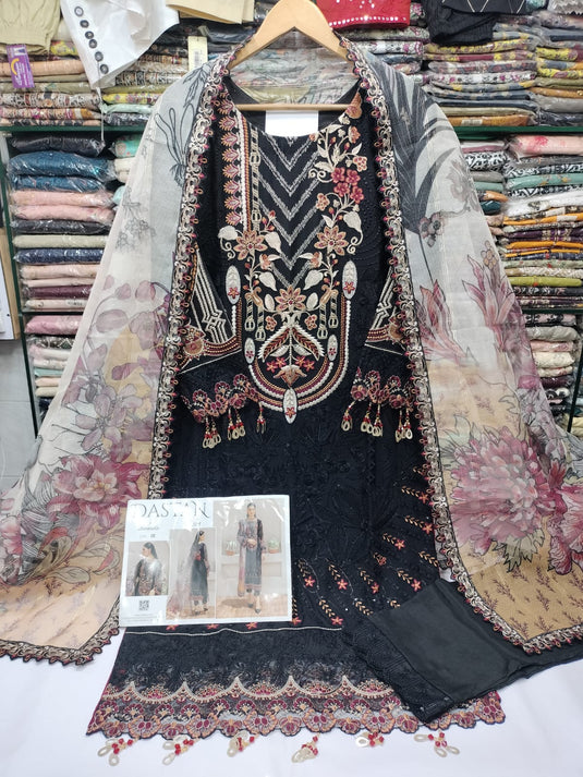 Chiffon 3pc By Ramsha (Dastan)