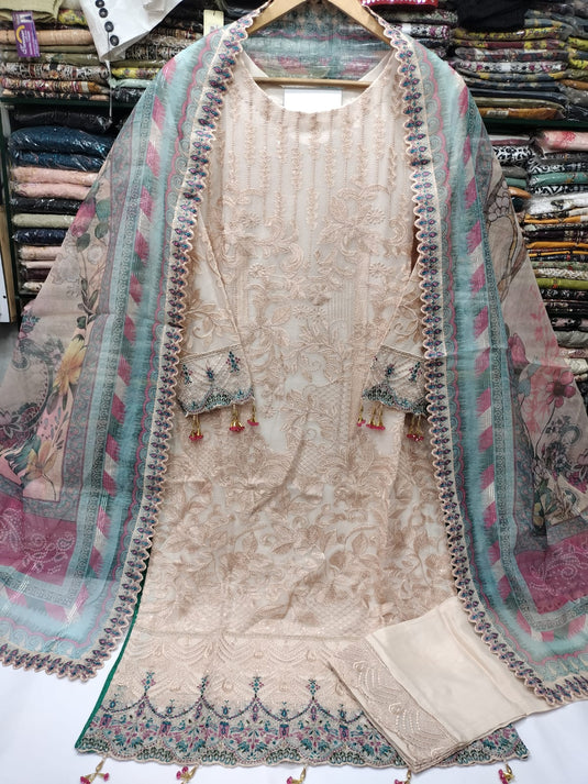 Chiffon 3pc By Ramsha (Dastan)