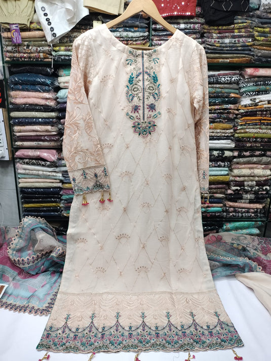 Chiffon 3pc By Ramsha (Dastan)