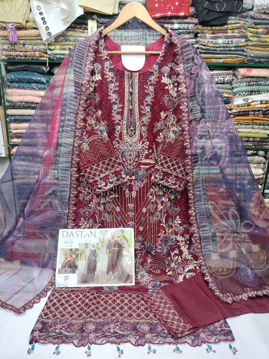 Chiffon 3pc By Ramsha (Dastan)