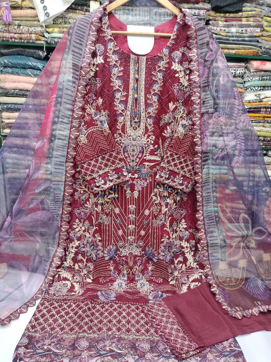 Chiffon 3pc By Ramsha (Dastan)