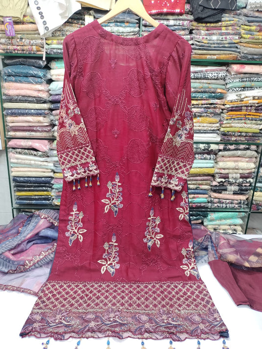 Chiffon 3pc By Ramsha (Dastan)