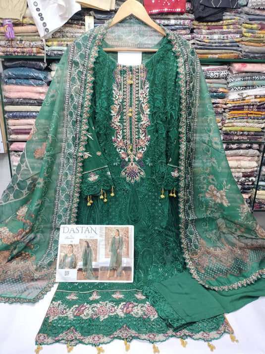 Chiffon 3pc By Ramsha (Dastan)