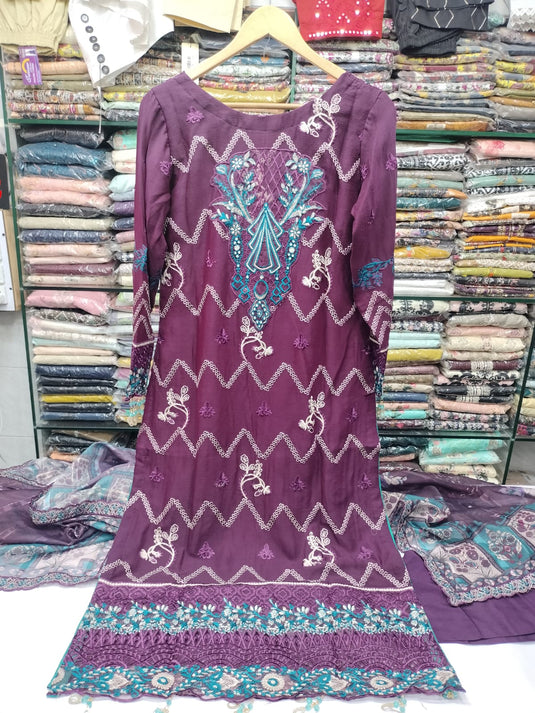 Chiffon 3pc By Ramsha (Dastan)