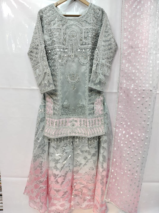 Organza Fancy Sharara