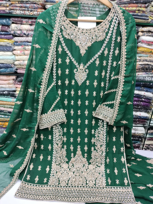 Chiffon Stone Work Sharara