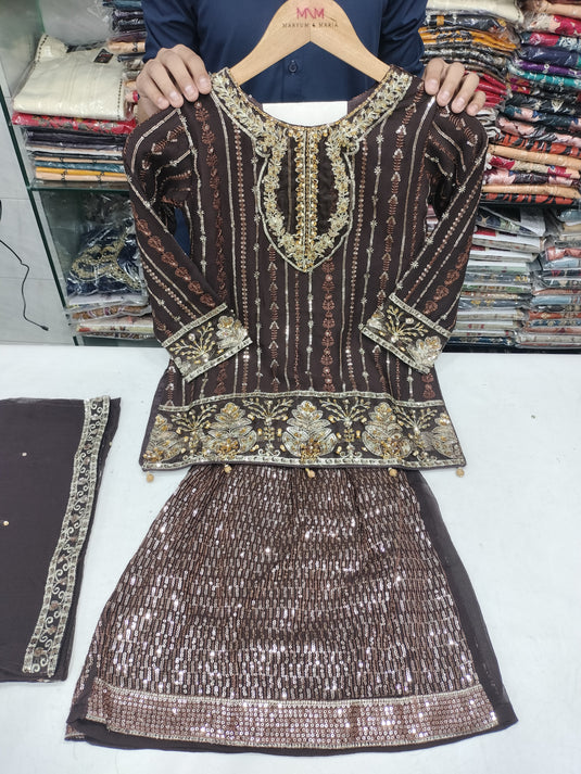 Kids Sharara Chiffon