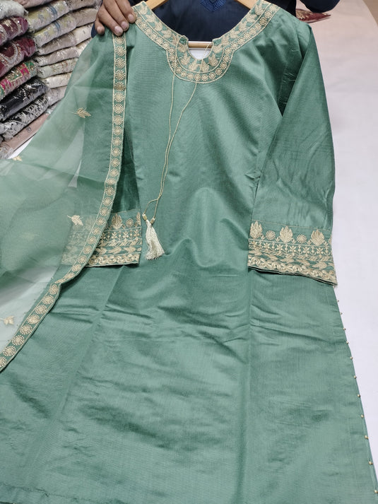 3Pc Khadi Suit