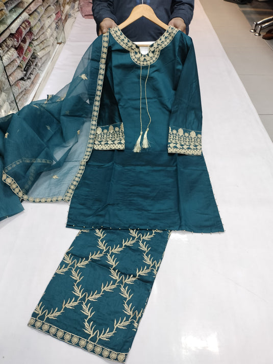 3Pc Khadi Suit