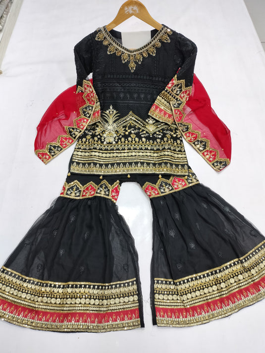 Kids Sharara Chiffon