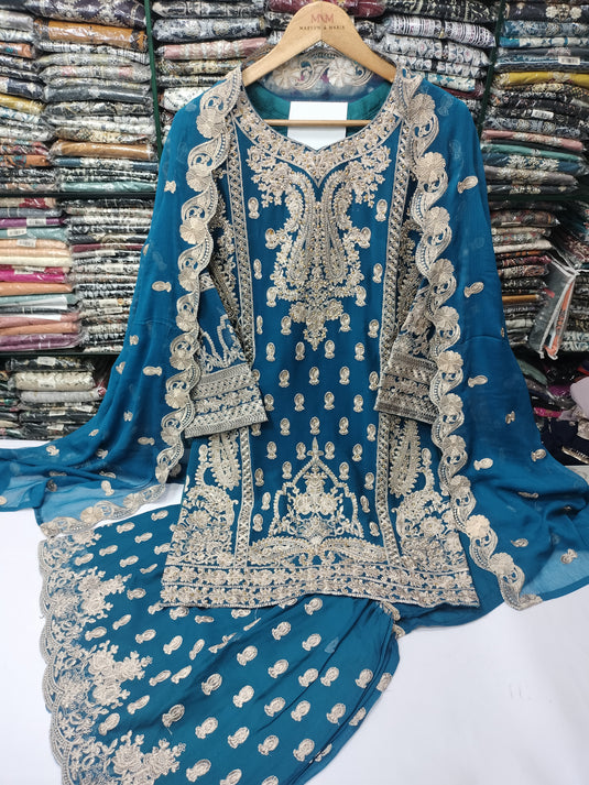 Fancy Chiffon Gharara