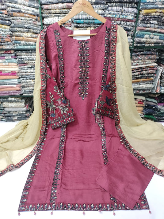 Ladies Viscous Suit - Tanveer Collection