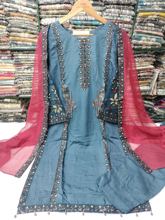 Ladies Viscous Suit - Tanveer Collection