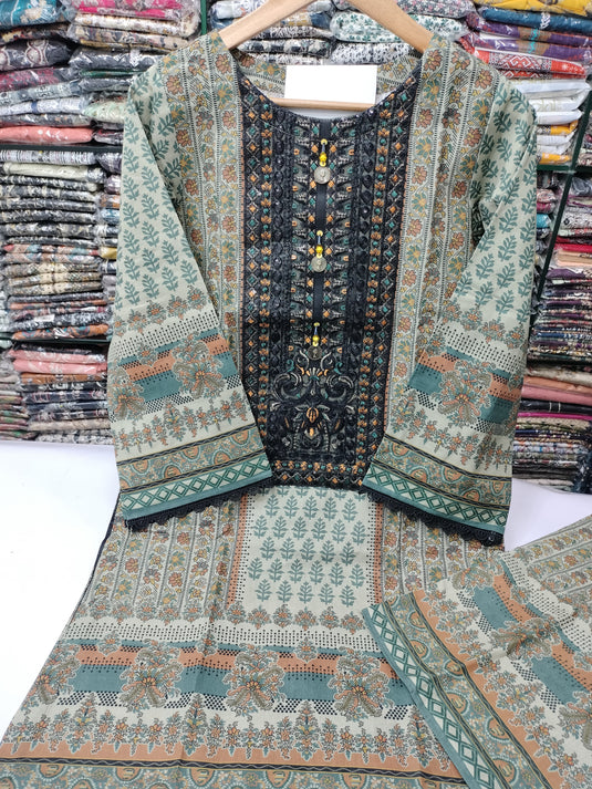 Printed 2Pc Khaddar