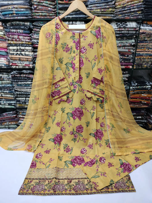 Farasha Lawn 3pc - Tanveer Collection