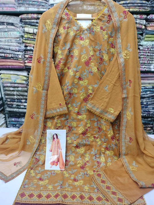 Breeza Lawn 3pc - Tanveer Collection