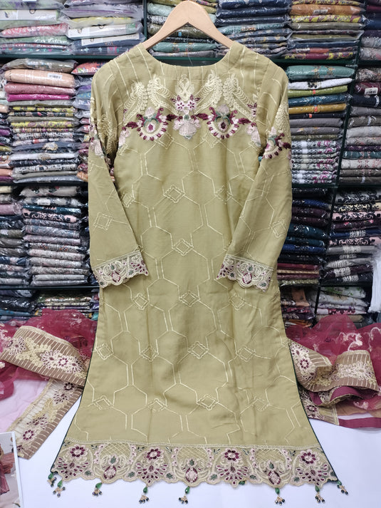 Rangoon By Ramsha Chiffon 3pc